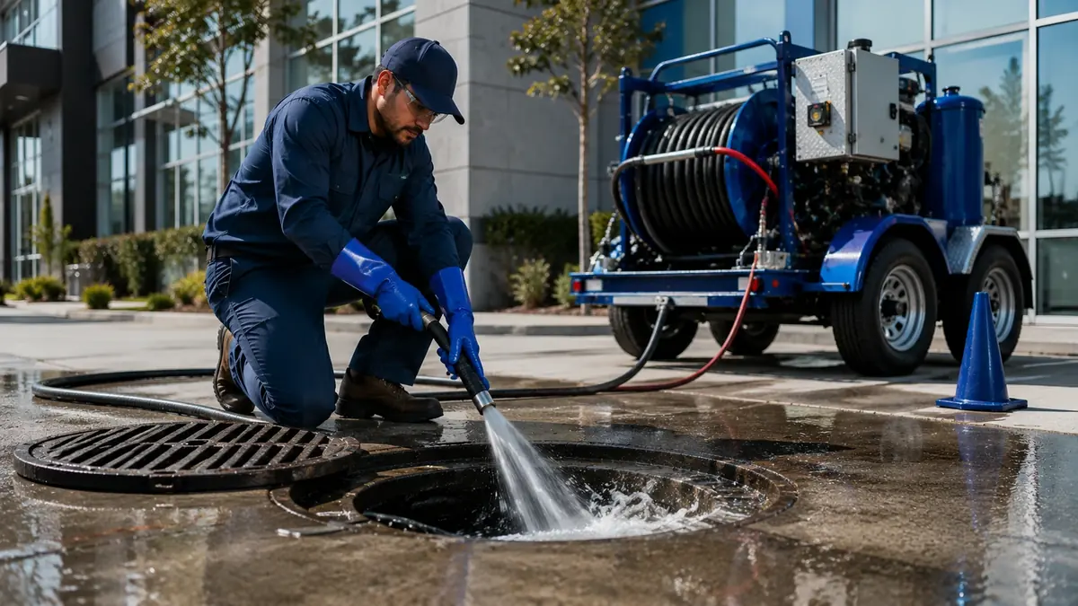 Commercial Hydro Jet Drain Cleaning in Clayton