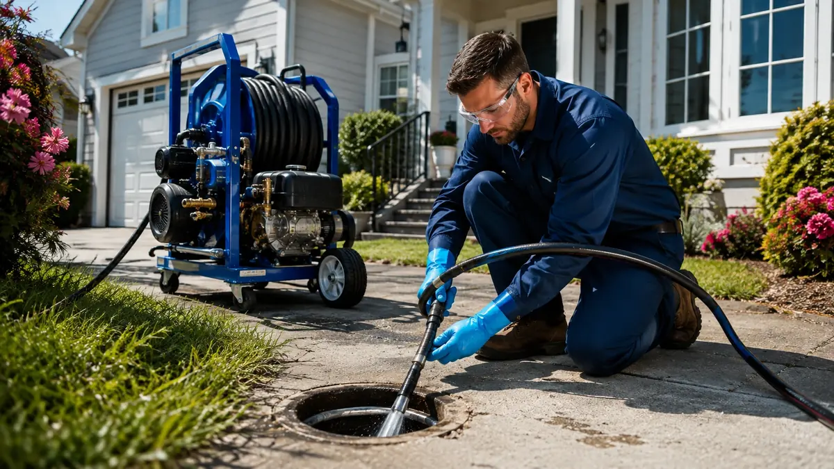 Residential Hydro Jet Drain Cleaning in Clayton