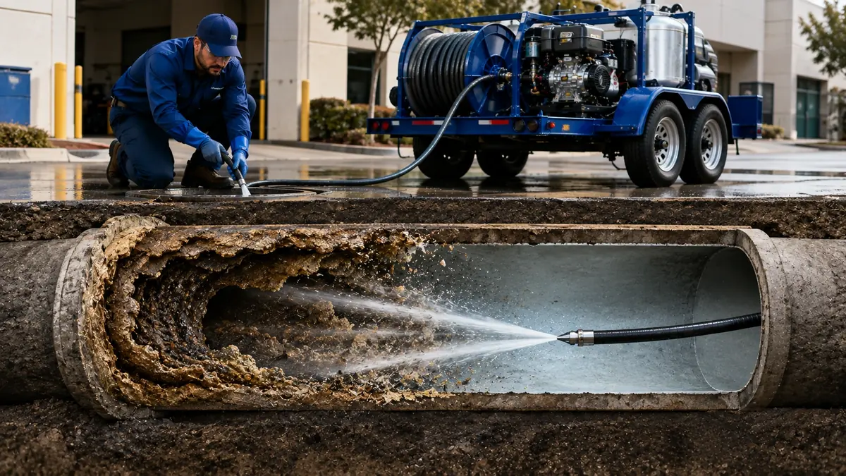 Sewer Pipe Descaling in Clayton